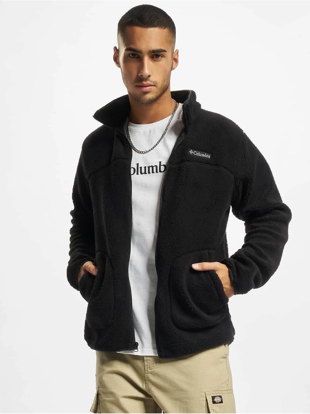 NWT Columbia Rugged Ridge Sherpa Fleece Full Zip Jacket